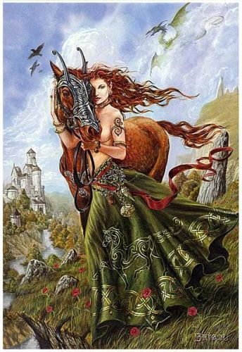 Epona - Celtic goddess of horses