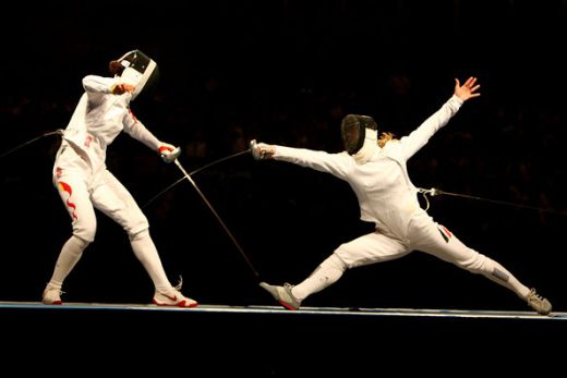 Modern fencing and fencing swords
