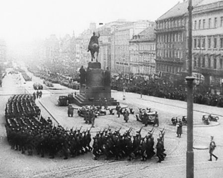 Wenceslas-German occupation army 1939 Prague